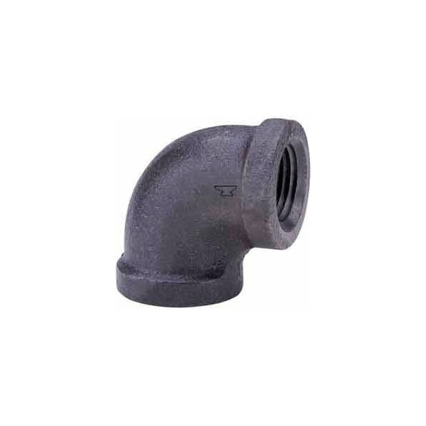 Anvil 1/2 In. Black Malleable 90 Degree Elbow 150 PSI Lead Free 810000810 - main